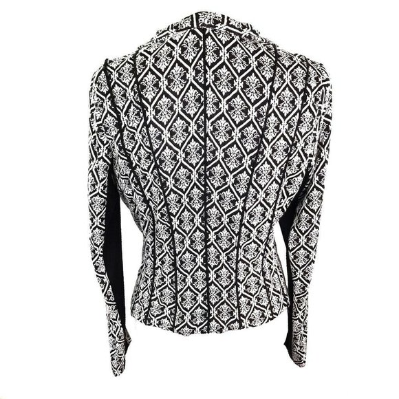 41Hawthorn Geometric Stretch Open Front Jacket - Picture 6 of 9